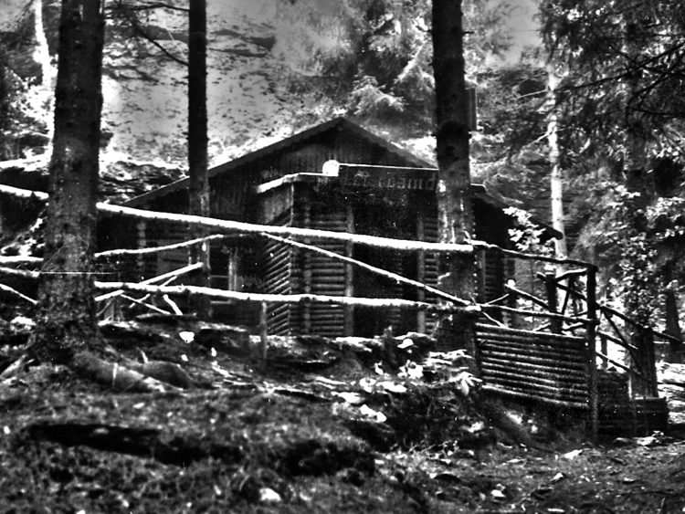 Holzhütte am Ringelfelsen