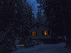 Winterabende in der Hütte